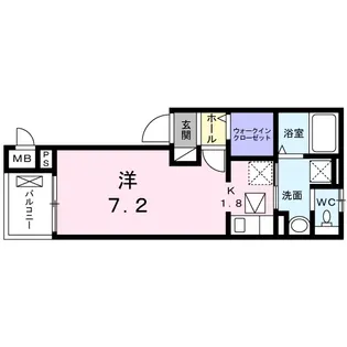 アタラクシア小平【1階】の間取り