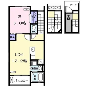 Casa Viola【3階】の間取り
