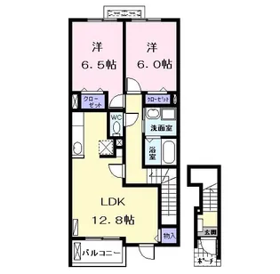 サンリット Ⅰ【2階】の間取り