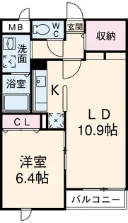 アルベロソット【2階】の間取り