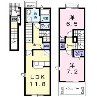 メゾン18【2階】の間取り