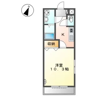 グリーンハイム【1階】の間取り