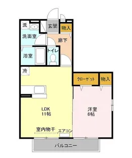 ピア フローラ【2階】の間取り