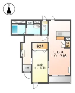 セレーノ【1階】の間取り