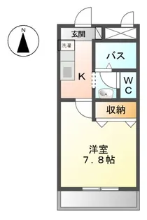 ピュアコート【2階】の間取り