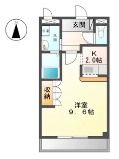 フリーデン中村【2階】の間取り