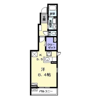 ラフレシール Ⅰ【1階】の間取り