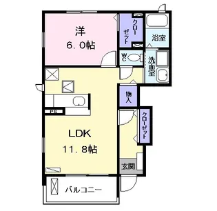 マイン シュロス Ⅰ【1階】の間取り