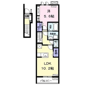 ベル シティー Ⅱ【203号室】の間取り