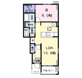 クレアメゾン Ⅰ【103号室】の間取り
