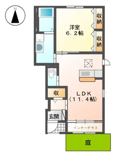 プリオール【1階】の間取り