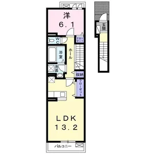 ライゼ長良 A【2階】の間取り