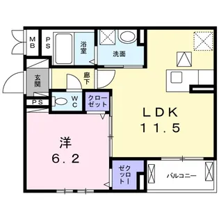 アマービレ(amabile)【1階】の間取り
