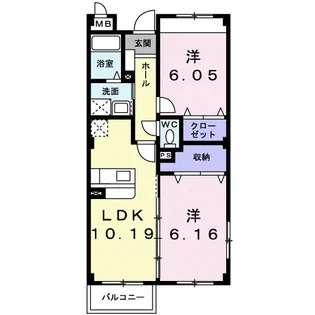白蔵 Ⅳ【3階】の間取り