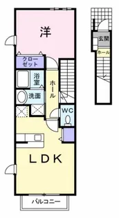グラシアス【2階】の間取り