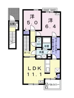 リオグランデS Ⅱ【2階】の間取り
