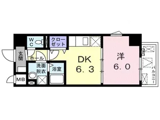 ルソレイユ【4階】の間取り