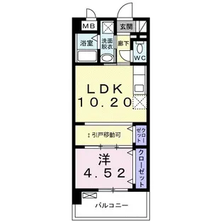 コンフォール f【5階】の間取り