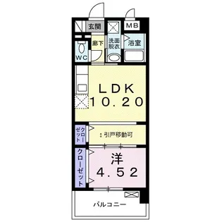 コンフォール f【6階】の間取り