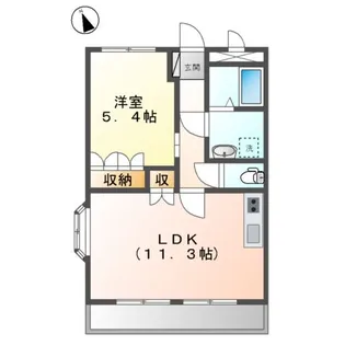 ルミナスハイム【2階】の間取り