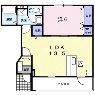 フォーリスト ヒルズ A【1階】の間取り