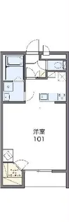レオパレスアゼリアカーサ【1階】の間取り