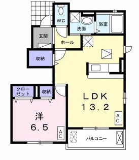 ネオ ブライト【1階】の間取り