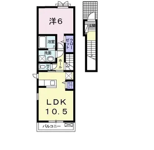 アスタリスク【2階】の間取り