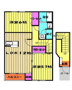 パルク 8【2階】の間取り