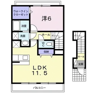 コロレ【2階】の間取り