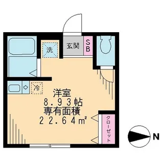 サンアーバン町屋【1階】の間取り