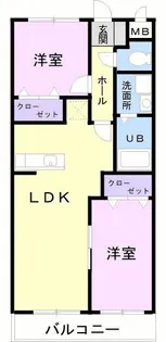 三木ハウス【2階】の間取り