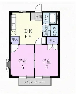 エレガンスながら【1階】の間取り