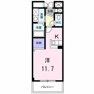 プリムローズ【4階】の間取り