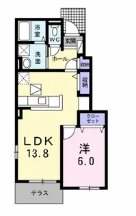 サンライズ Ⅱ【1階】の間取り