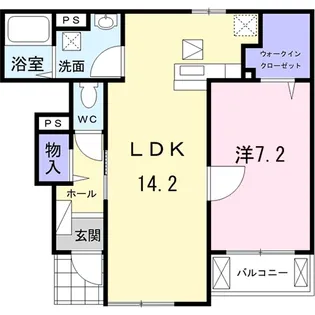 サンリットガーデン【1階】の間取り
