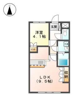 シャルマン【1階】の間取り