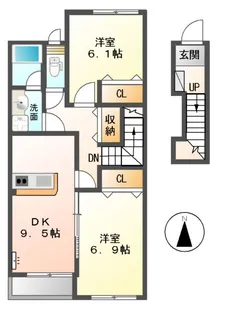 プランドールGT【2階】の間取り