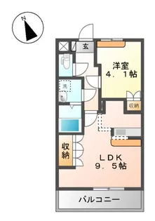 グラディオラスガーデン【1階】の間取り