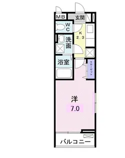 サクラーレ【3階】の間取り