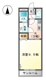 Rainbow Eight【1階】の間取り