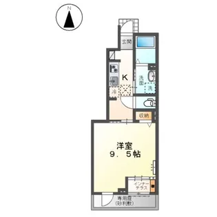 クレアシア(CREAXIA)【1階】の間取り