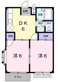 エルディム北鴻巣B【1階】の間取り
