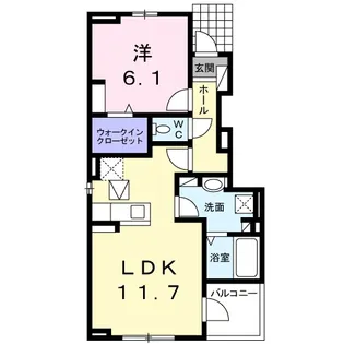 プラトンⅣ【1階】の間取り