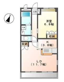 グランディアカシア【2階】の間取り