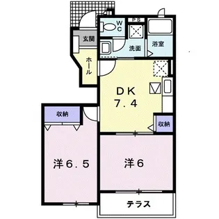 フィデール パラッツオ【1階】の間取り