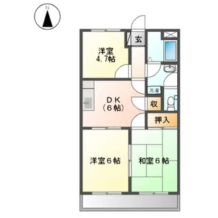 Florence吉野【2階】の間取り