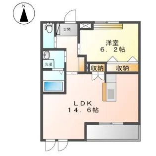 プリモアモーレ【2階】の間取り
