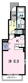 グラース・アンジュ【1階】の間取り