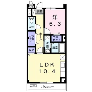 メロディ ベル【2階】の間取り